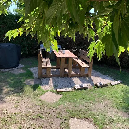 Le Mobilhome De Evelyne Et Serge Campingplatz Lit-et-Mixe