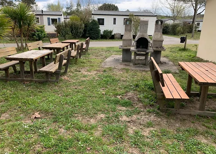 Campingplatz Le Mobilhome De Evelyne Et Serge Lit-et-Mixe